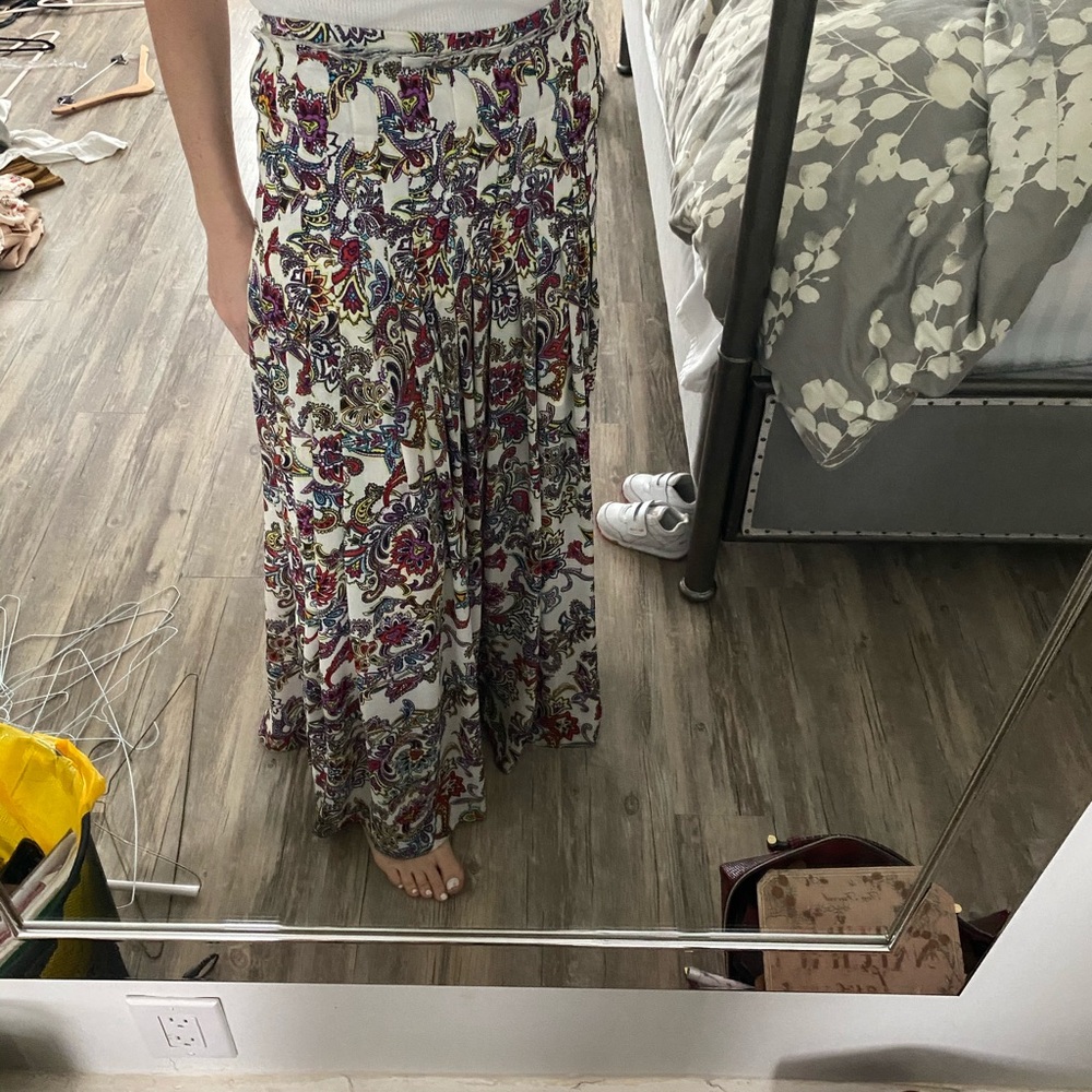 Banana republic Maxi pleated skirt